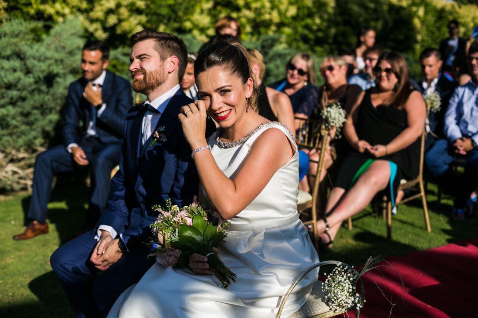 Novia en preparación — maquilladora novias Málaga