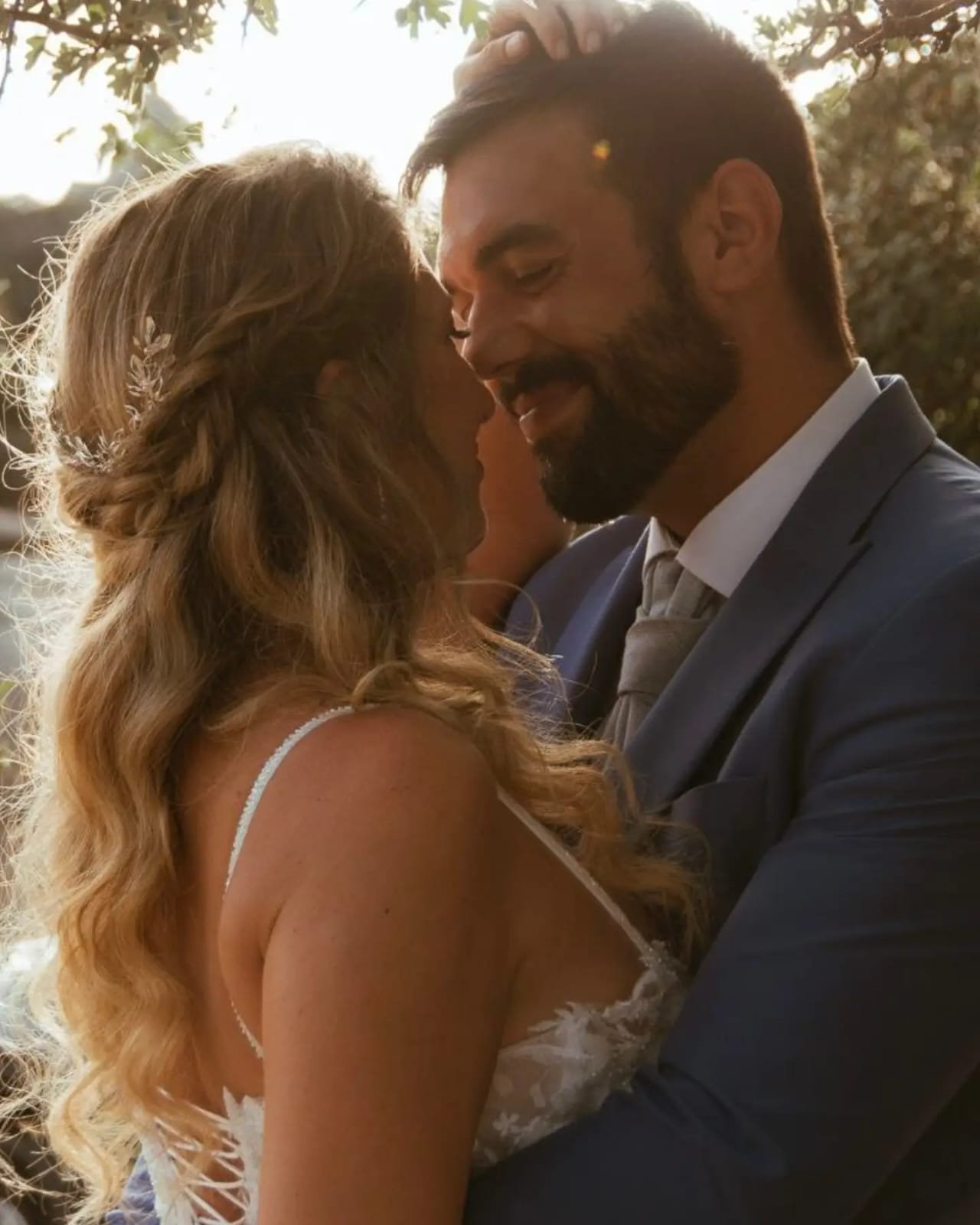 Pareja de novios — boda en Andalucía